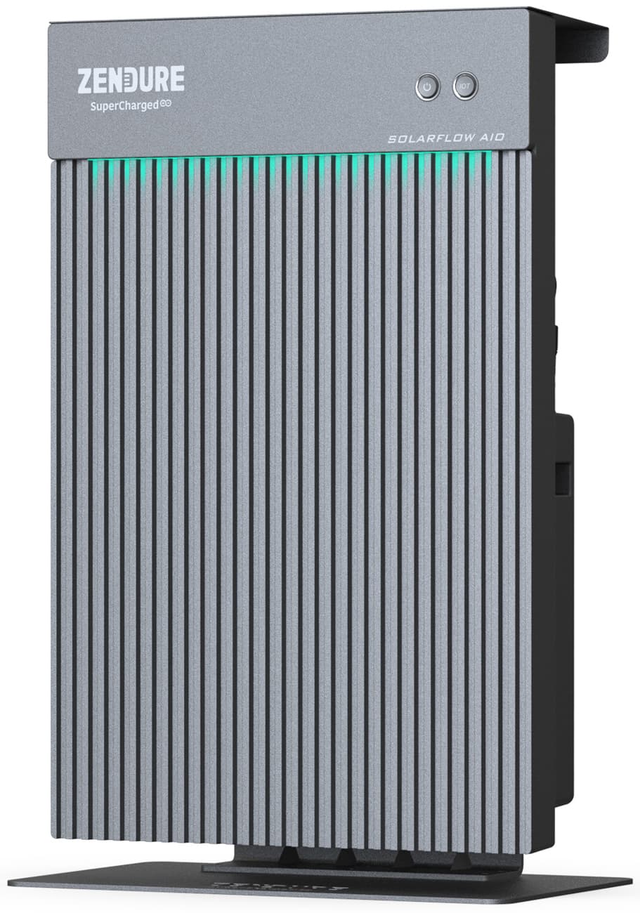 Centrale électrique de balcon de 2 400 Wh, stockage plug & play, avec contrôle APP pour une autoconsommation optimale, avec feuille chauffante