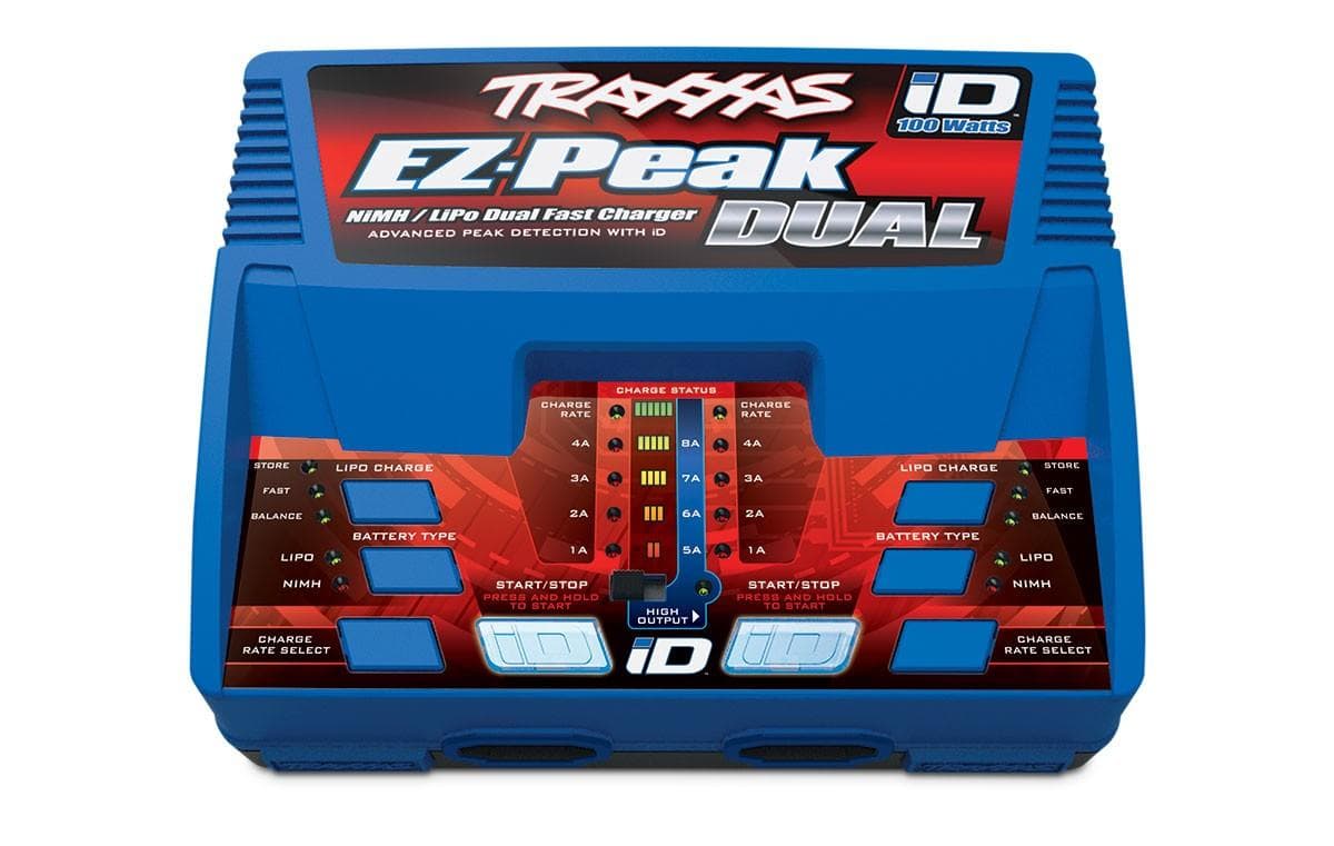 Chargeur Double EZ-Peak DUAL Lipo/Nimh TRAXXAS