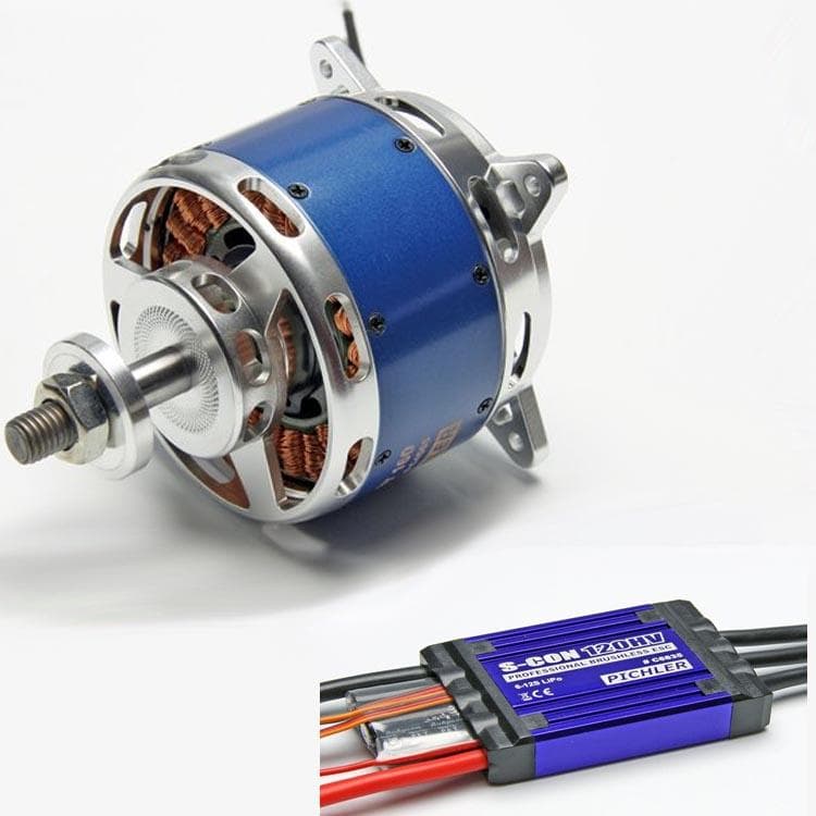 Combo Moteur brushless BOOST 160 V2 (equiv 40cc) - Contrôleur S-CON 120HV